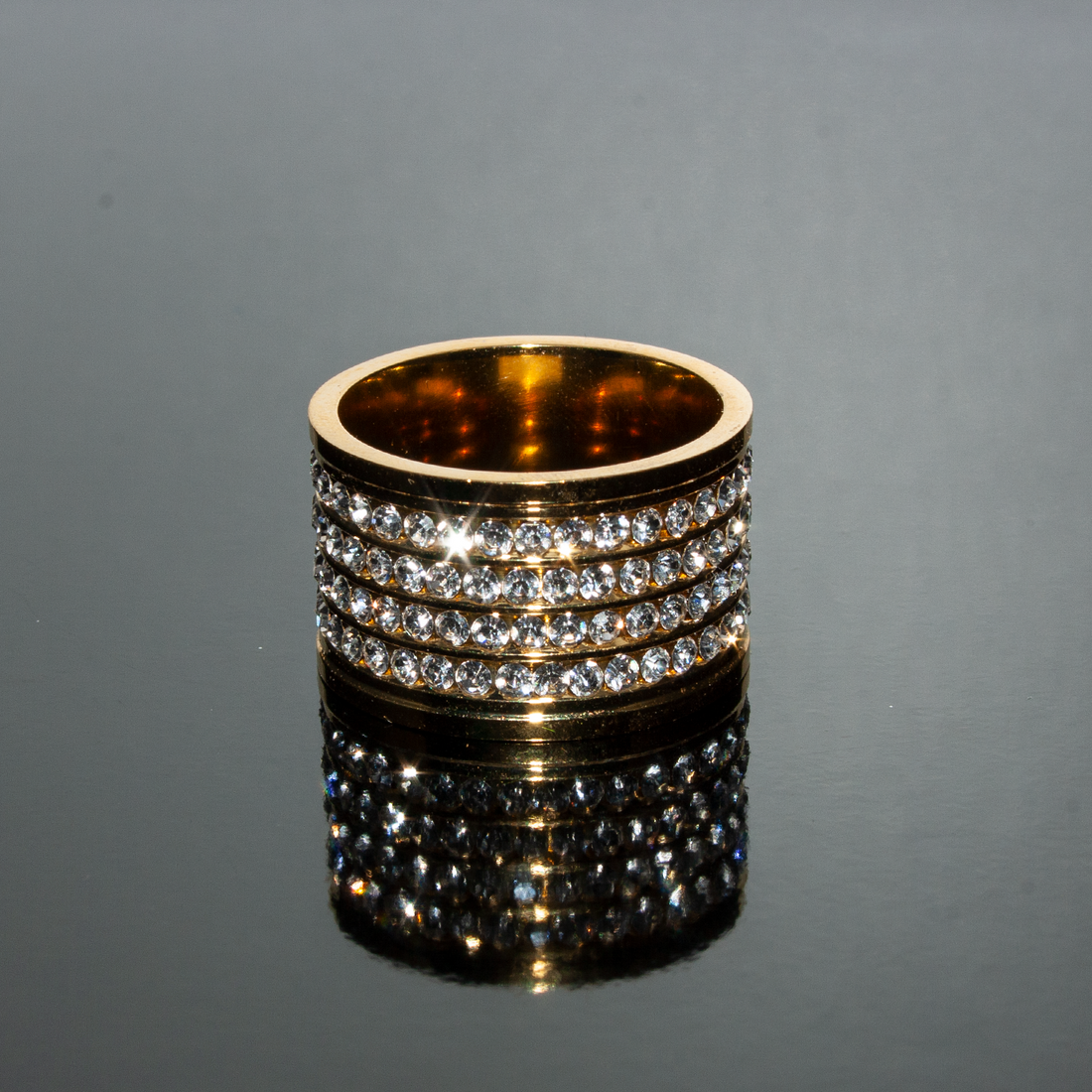 Azure Titanium Steel Ring