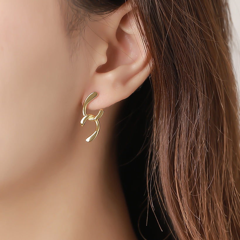 Chloe Gold Plated Earrings