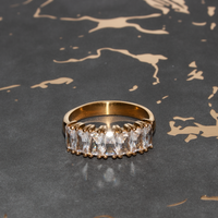 Nesta 18K Gold Plated Stainless Steel Ring