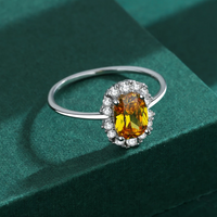 Opia Citrine Sterling Silver Ring